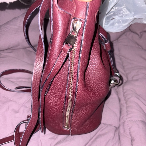 Rebecca Minkoff Maroon mini backpack - Picture 9 of 11